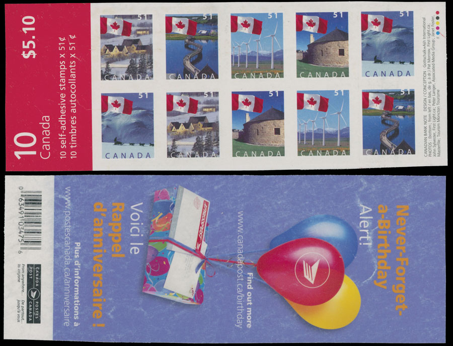 Stamp Auction 6. Canada stamp booklets Auction 96 Worldwide