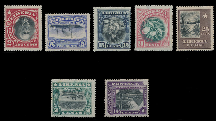 Stamp Auction - Liberia registration stamps - Stamp Auction #65, lot 586