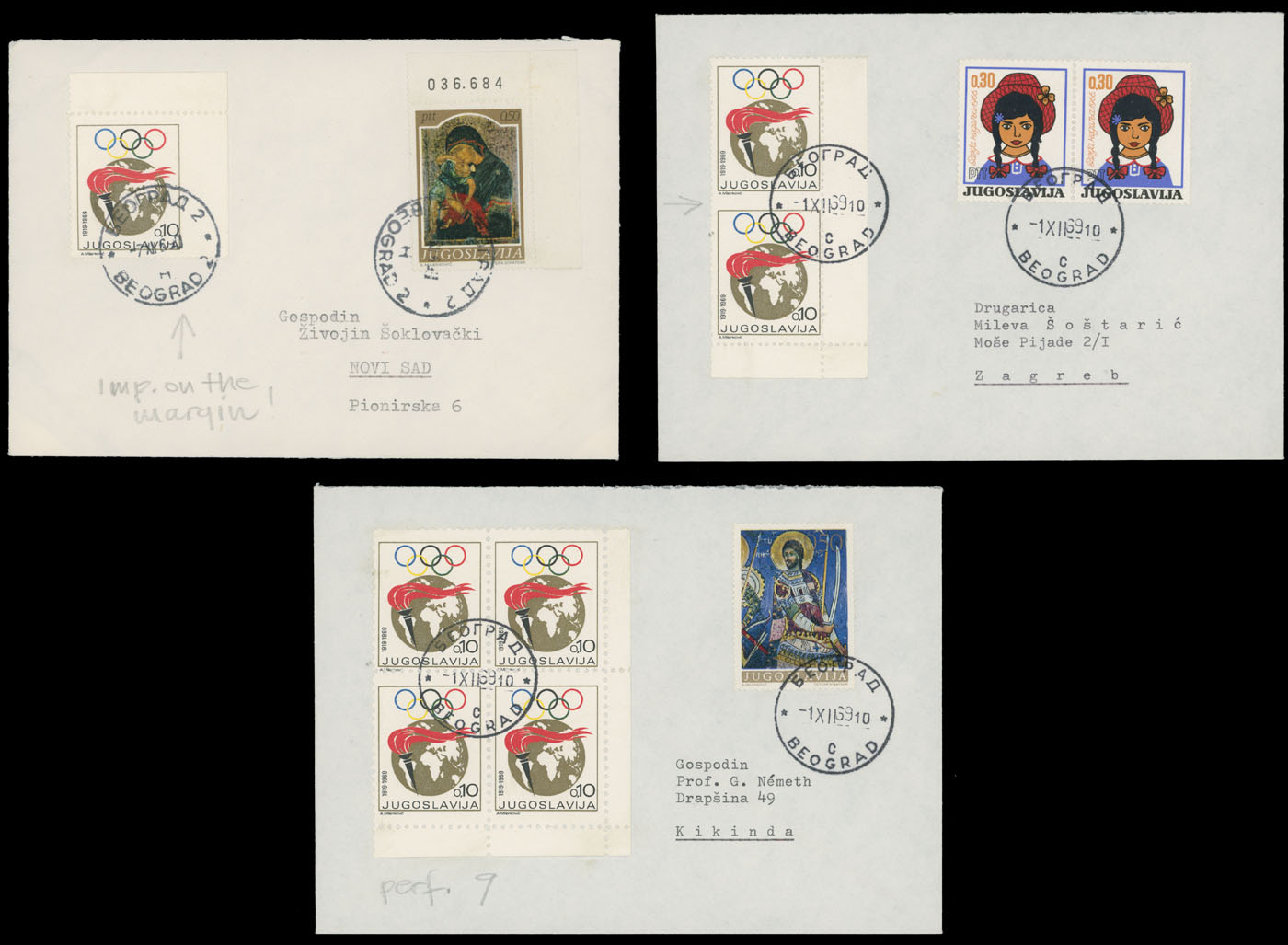 Stamp Auction - Worldwide Topical Issues - Olympic Games Yugoslavia ...