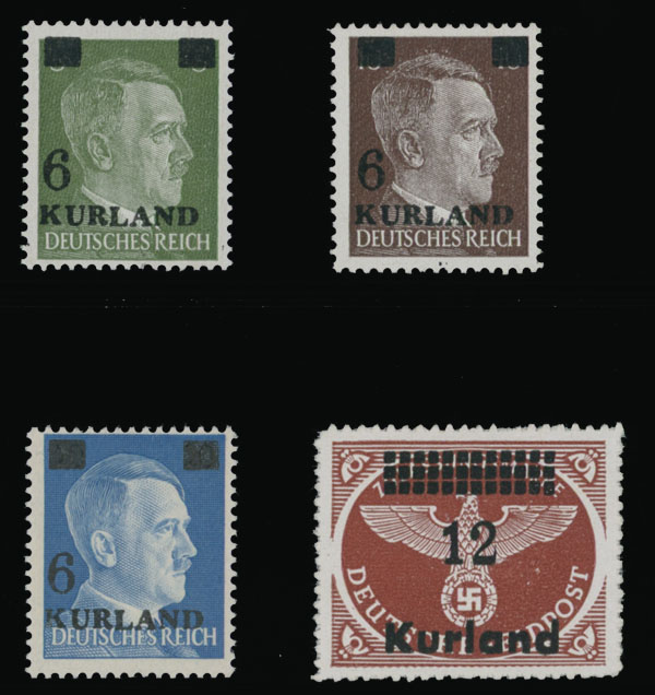 German Occupation Issues during the World War II - Kurland Stamp Auctions