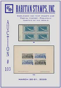 Catalogue of stamp auction #103